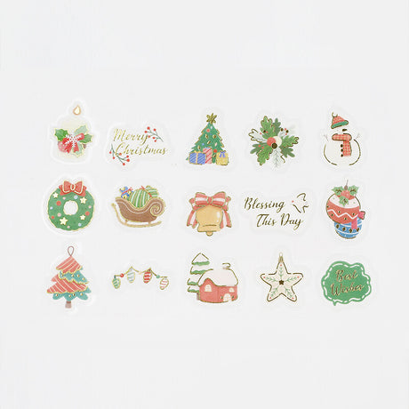 Christmas Hymns Flake Sticker