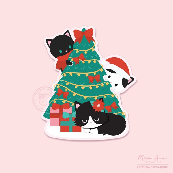 Christmas Tree Vinyl Sticker