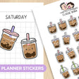 Classic Boba Planner Stickers