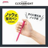 Zebra Click Bright Highlighter - 6 Color Set