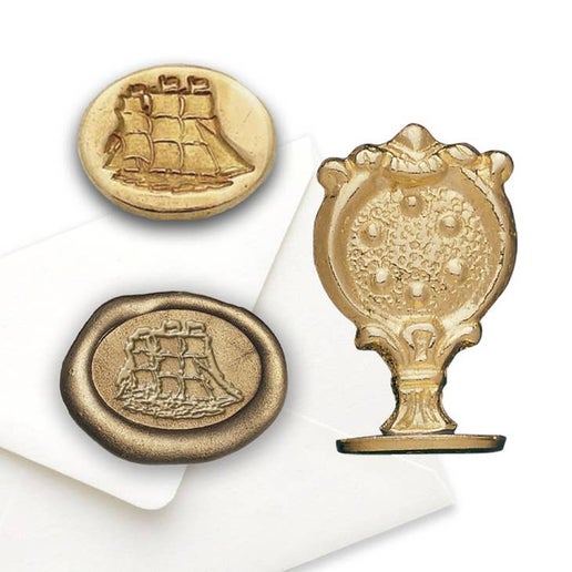 Clipper Ship Florentine Brass Wax Seal Stamper