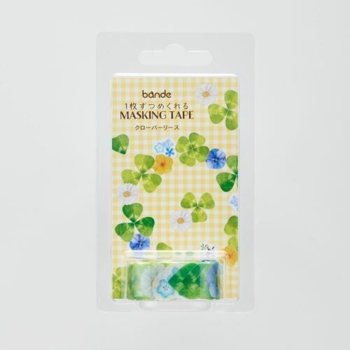 Clover Wreath Washi Roll Sticker Bande