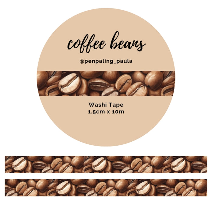 Coffee Beans Washi Tape