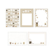 Papier Platz x Papier Graphics Otegaru Memo Pad - Coffee