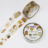 Coffee PET Clear Tape