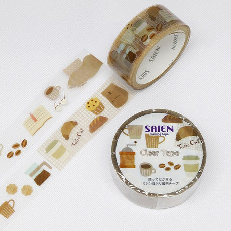 Coffee PET Clear Tape