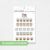 Coffee Please! Planner Stickers