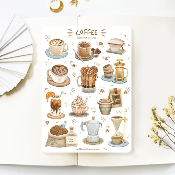 Coffee Sticker Sheet