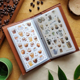 Sticker Sheet Organizers Coffee (Bronze)