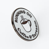 Coffee & Sarcasm Enamel Pin