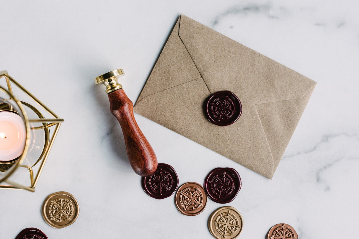 Compass Wax Seal Stamp