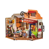 Corner Bookstore DIY Miniature House Kit