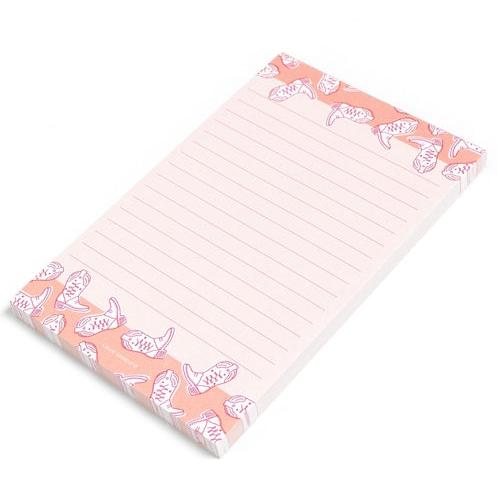 Cowgirl Boots Notepad