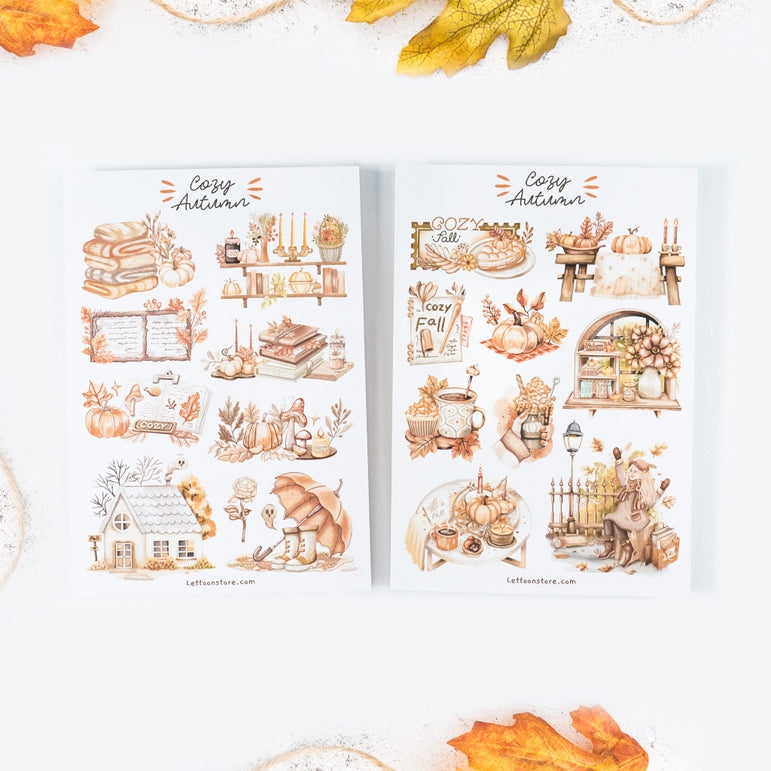 Cozy Autumn Sticker Sheet 1