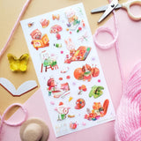 Creative Critters Sticker Sheet @lele_melele's delightful