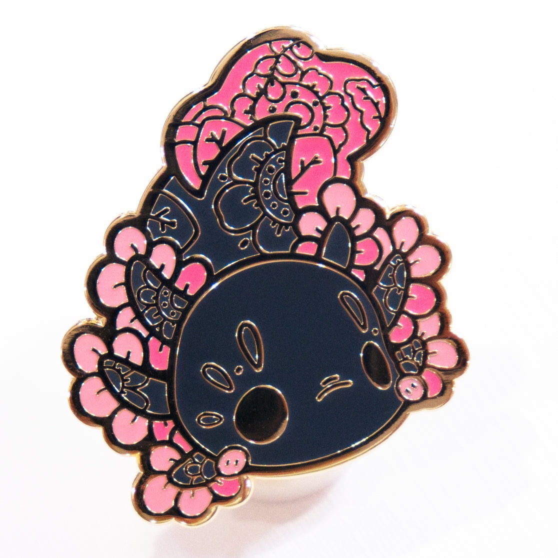 Cute Mudpuppy Salamander Enamel Pin