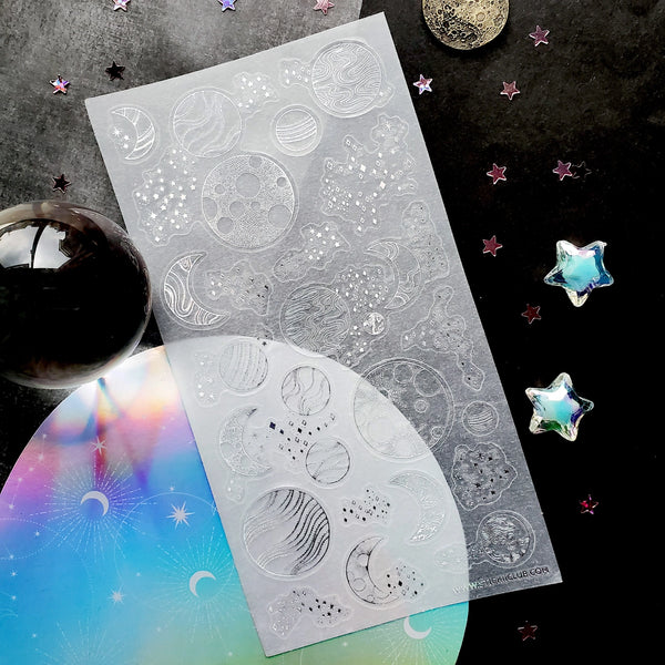 Cosmic Sparkle Sticker Sheet