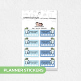 Daily Water Tracker 2 Planner Stickers