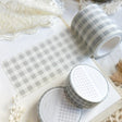 Dark Gray Plaid Washi Tape 50mm