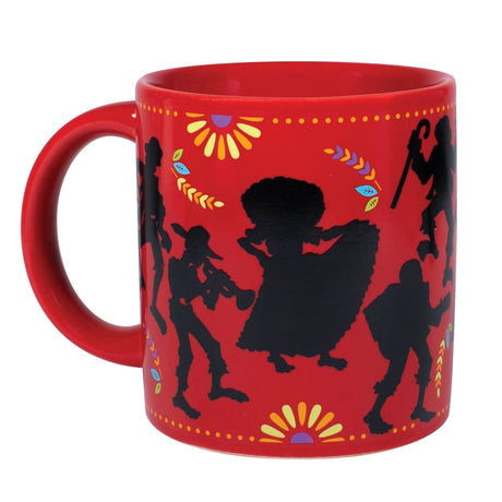 Taza de café que cambia de color con el calor del Día de los Muertos