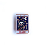 Death Tarot Kitty Enamel Pin