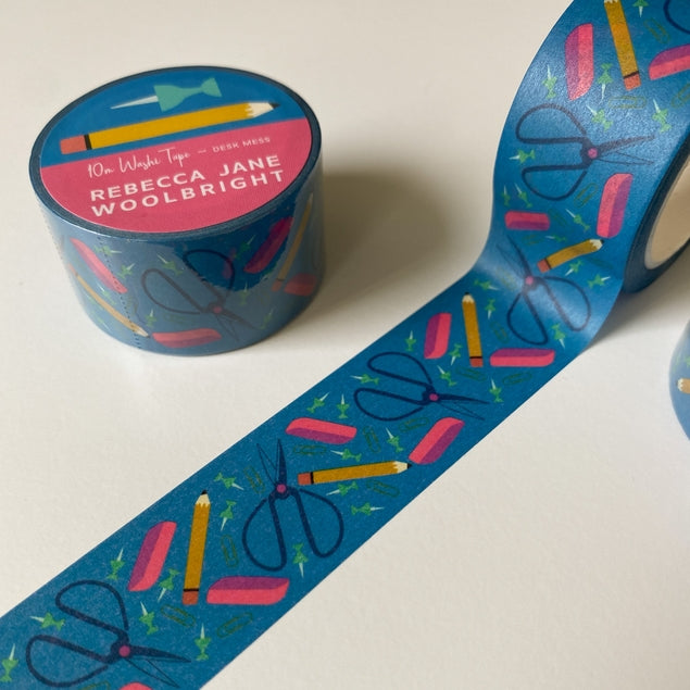 Desk Mess Stationery Washi Tape