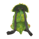 Mochila de peluche de dinosaurio Triceratops 