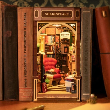 Bookstore Book Nook Kit Diy Miniature House