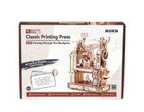 Diy Wooden Puzzle Classic Printing Press