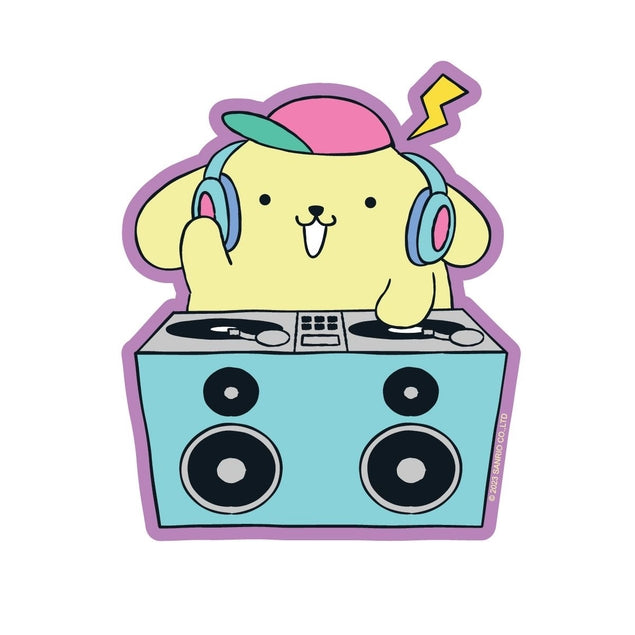 Dj Pompompurin Vinyl Sticker