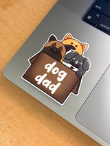 Dog Dad Vinyl Sticker