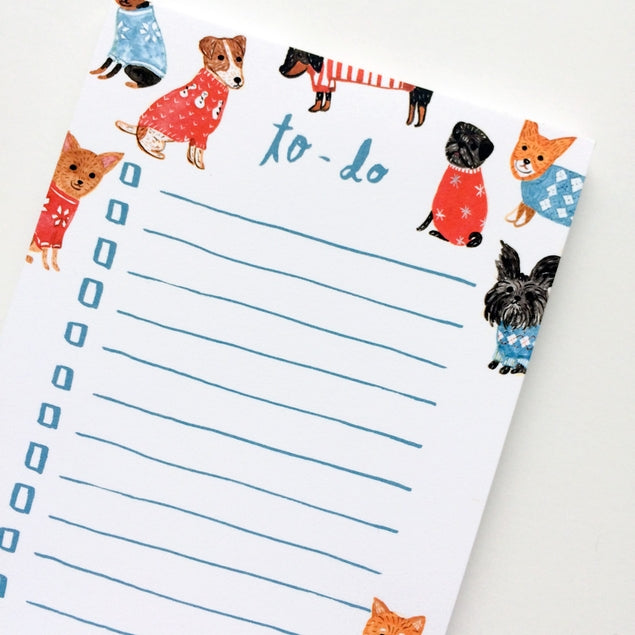 Dogs in Sweater Notepad