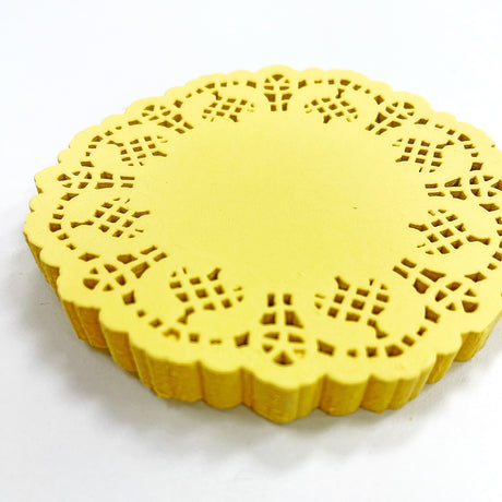 Doily Lemon Sorbet 4.5" Doilies 100ct