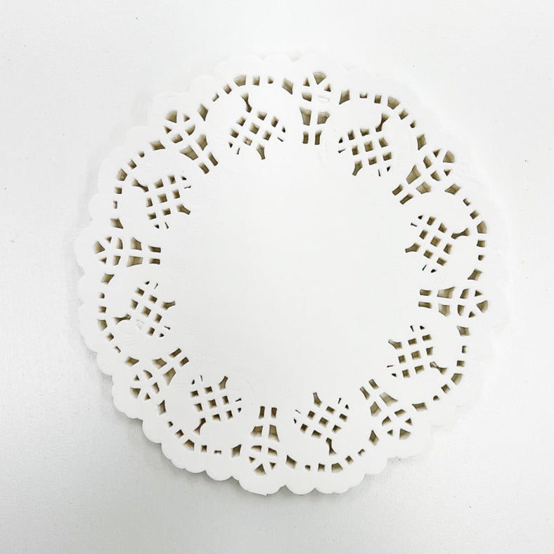 Doily White Lace 4.5" Doilies 100ct