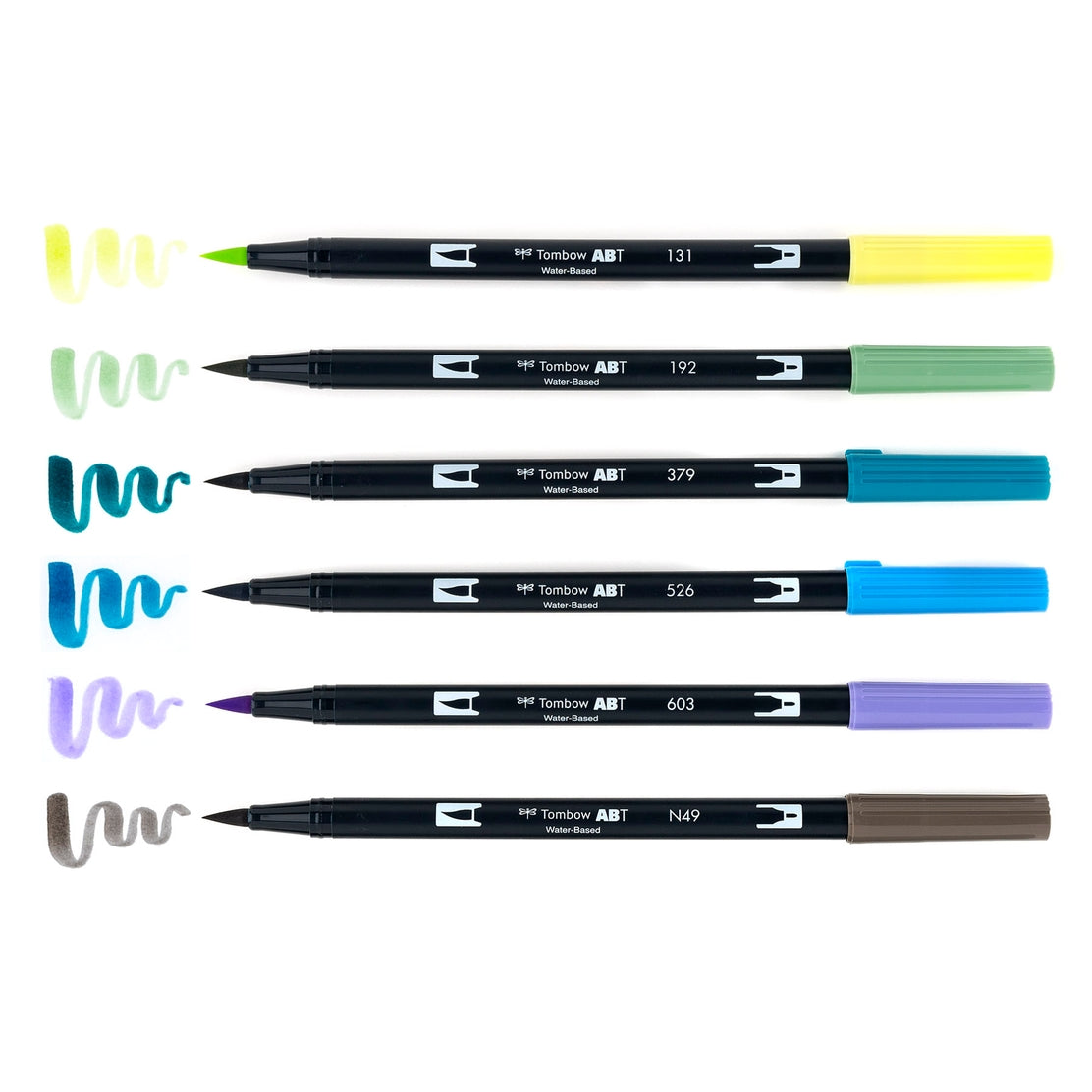 Dual Brush Pen Art Markers Landscape 6-Pack