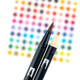 Dual Brush Pen Art Markers Portrait 6-Pack