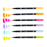 Dual Brush Pen Art Markers Yay Sorbet 6-Pack