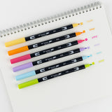 Dual Brush Pen Art Markers Yay Sorbet 6-Pack