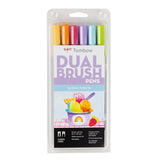 Dual Brush Pen Art Markers Yay Sorbet 6-Pack