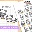 Dumpling Pandas Planner Stickers