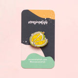 Pin de esmalte de durian