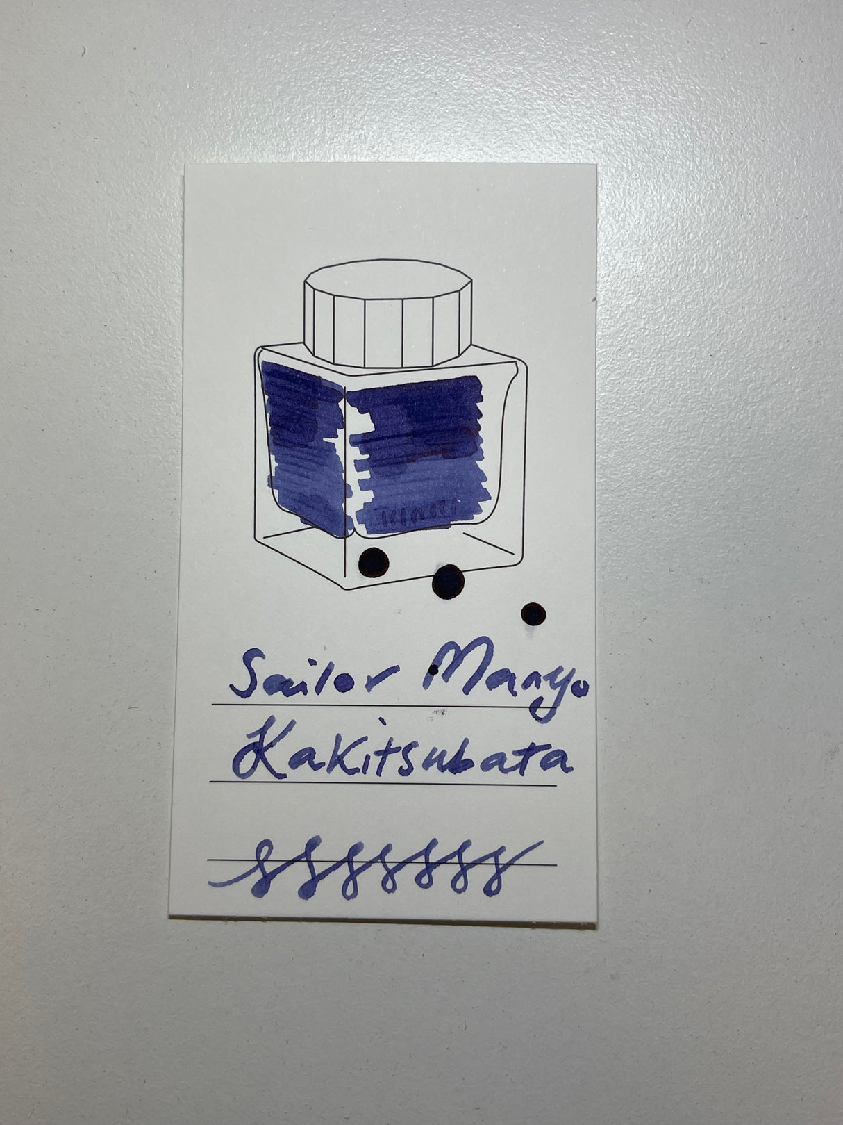 Sailor Manyo Ink - Kakitsubata 50ml