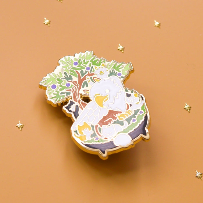 Bonsai Garden Griffin Enamel Pin