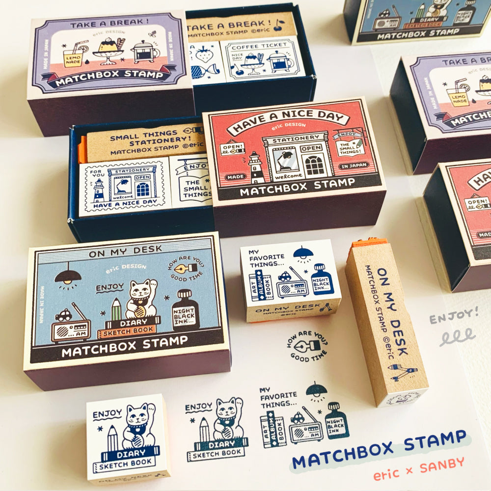 Matchbox Stamp Coffee Shop - Sanby x Eric Small Things