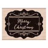 Chalkboard Merry Christmas Stamp