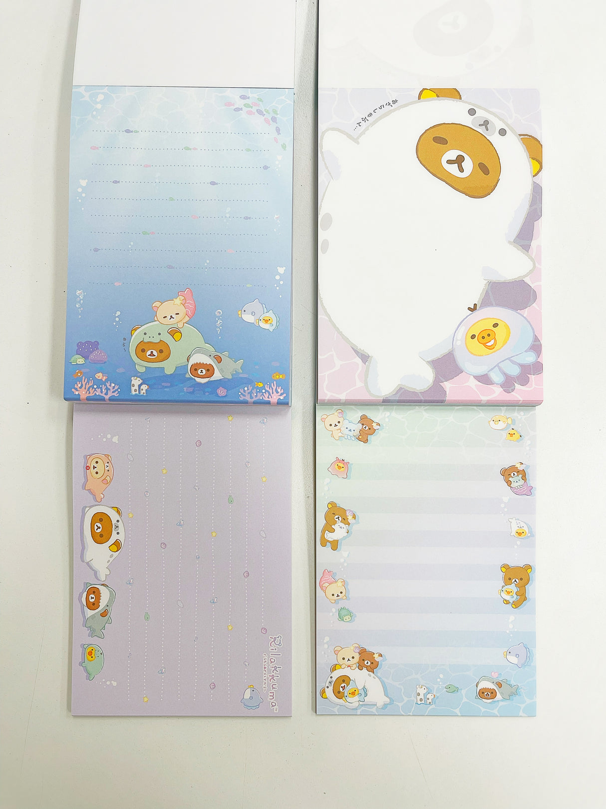 Libreta de notas tamaño A6 con diseño de Rilakkuma para fiestas de disfraces en el océano 