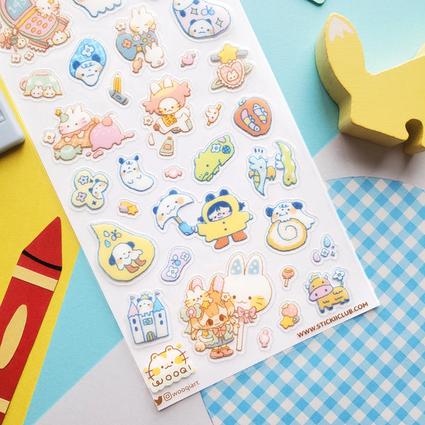 Kawaii Life Sticker Sheet