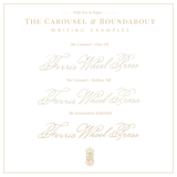 The Carousel Fountain Pen - French Vanilla