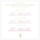 The Carousel Fountain Pen - Lady Rose