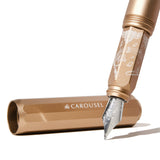 Aluminum Carousel Fountain Pen - Terracotta Canyon